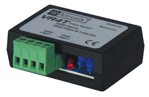 Altronix VR4T Voltage Regulator 24VDC Input 12VDC at 3A Output With Screw Terminals VR4T