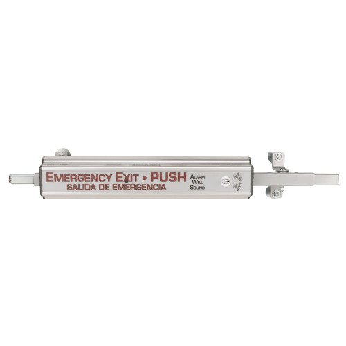 Arm-A-Dor A101-013 Exit Device Automatic Relock Alarmed 3' Doors 5-1/4 to 5-3/4 Jambs Aluminum