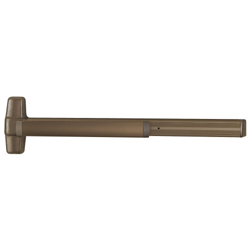 Von Duprin 9948L-07 3 US10B RHR Grade 1 Concealed Vertical Rod Exit Bar 36 Device 80 to 100 Door Height Classroom Function 07 Lever with Escutcheon Hex Dogging Dark Oxidized Satin Bronze Oil Rubbed Finish Field Reversible
