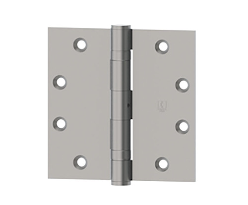 Hager BB1279 5X4-1/2 US26D Full Mortise Ball Bearing Hinge Standard Weight 5 by 4-1/2 Steel 5 Knuckle Satin Chromium Plated Finish