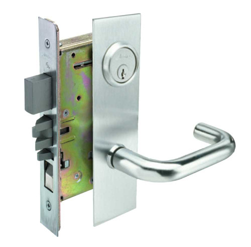 Arrow BM20 HSH 26D Entrance Dormitory Mortise Lock HS Lever H Escutcheon Satin Chrome BM20 HSH 26D
