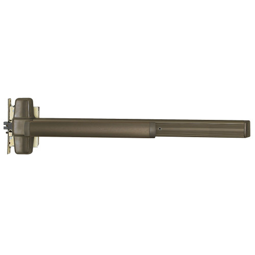 Von Duprin 9975L-DT-06 4 643E RHR Grade 1 Mortise Exit Bar 48 Device Dummy Function 06 Lever with Escutcheon Trim Hex Dogging Aged Bronze Finish Field Reversible