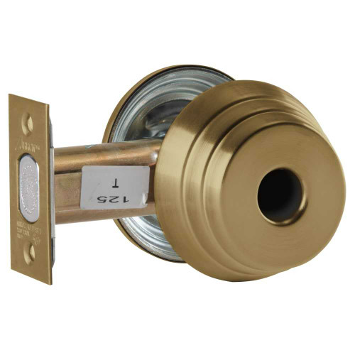 Arrow E61 5A LC Grade 2 Single Cylinder Deadlock Less Cylinder Antique Brass Finish Field Reversible E61 5A LC