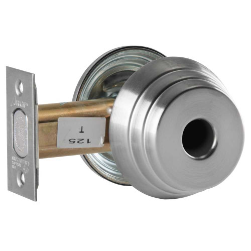 Arrow E62 26D LC Grade 2 Double Cylinder Deadlock Less Cylinder Satin Chrome Finish Field Reversible E62 26D LC
