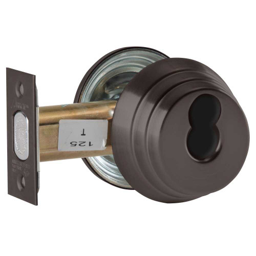Arrow E63 10B IC Grade 2 Cylinder Only Deadlock SFIC Prep Less Core Dark Oxidized Satin Bronze Oil Rubbed Finish Field Reversible E63 10B IC