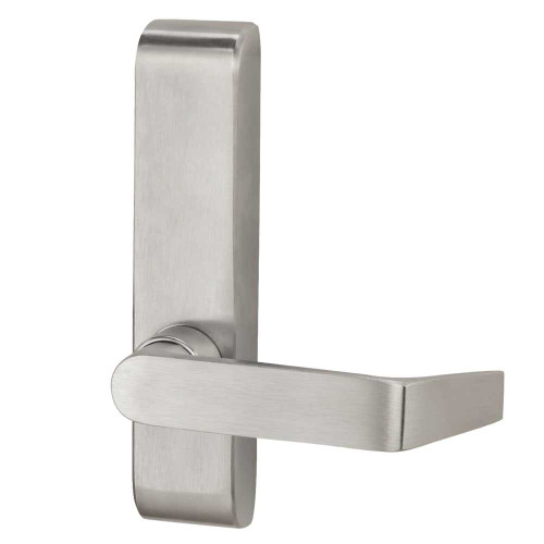 Von Duprin E360L-BE-06 US15 FS RHR Electrified Lever Trim with Blank Escutcheon Fail Safe 06 Lever Style Satin Nickel Plated Clear Coated Finish Right Hand Reverse E360L-BE-06 US15 FS RHR