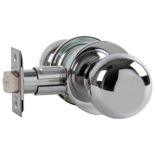 Arrow MK01-BD-26 Grade 2 Passage Cylindrical Lock Ball Knob Non-Keyed Bright Chrome Finish Non-handed MK01-BD-26