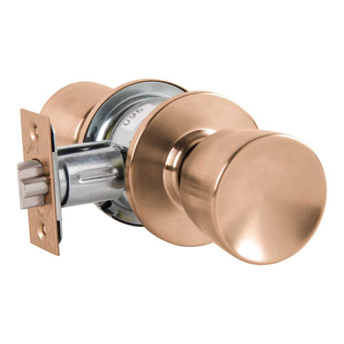 Arrow MK01-DD-10 Grade 2 Passage Cylindrical Lock Darrin Knob Non-Keyed Satin Bronze Finish Non-handed MK01-DD-10