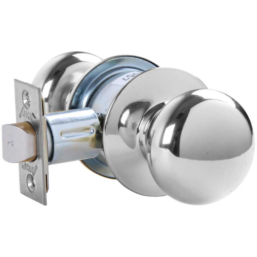 Arrow MK01-TA-26 Grade 2 Passage Cylindrical Lock Tudor Knob Non-Keyed Bright Chrome Finish Non-handed MK01-TA-26