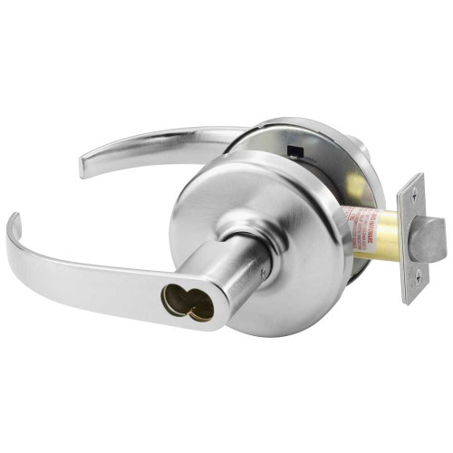 Corbin Russwin CL3152 PZD 626 CL6 Grade 1 Classroom Intruder Cylindrical Lock Princeton Lever D Rose LFIC Less Core Satin Chrome Finish Non-handed CL3152 PZD 626 CL6