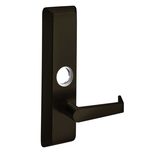 Yale AU627F 613E RHR Escutcheon x Cylinder x Lever Nightlatch 03 Less Cylinder Augusta Lever RHR Dark Oxidized Satin Bronze AU627F 613E RHR