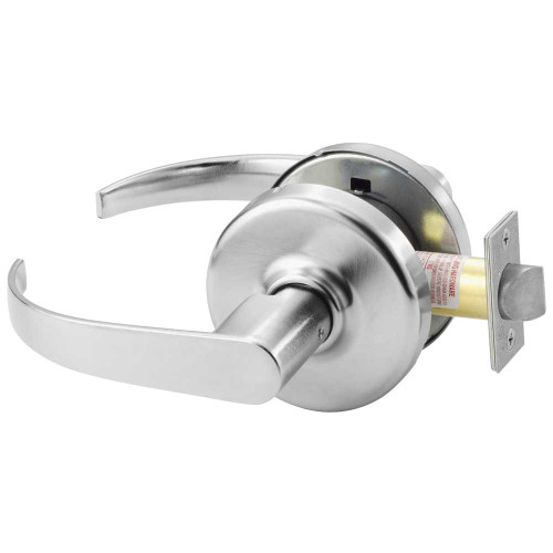 Corbin Russwin CL3110 PZD 626 Grade 1 Passage/Closet Cylindrical Lock Princeton Lever D Rose Non-Keyed Satin Chrome Finish Non-handed CL3110 PZD 626