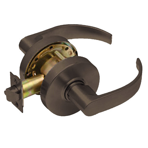 Arrow RL01-BRR-10B Grade 2 Passage Cylindrical Lock Broadway Lever Non-Keyed Oil-Rubbed Bronze Finish Non-handed