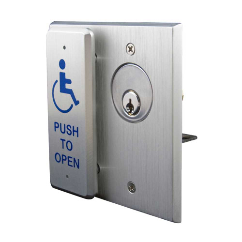 BEA 10COMBOPLATE Access Control switch plate keywitch and push plate combo deisgnate keyswitch and push plate interaction 10COMBOPLATE