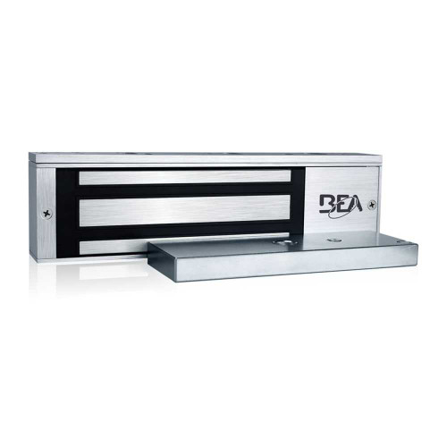 BEA 10MAGLOCK1UL Single Electromagnetic Surface Mount Lock UL / ULC Listed LED Status Lock Status Sensor NO or NC Outputs 0 to 90 S Hold Open Timer Relock 1 Bond Status Relay 12 / 24 VDC UL Listed Power Supply Required 1200 Lb 10MAGLOCK1UL