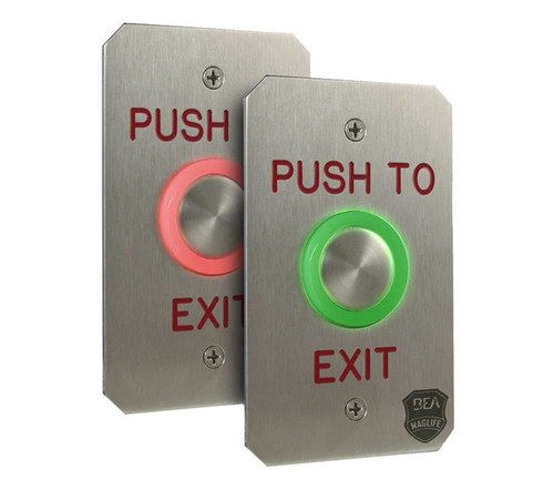 BEA 10PIEZO241 Piezo Button Single Gang for Request to Exit and Access Control Packages 1 to 40 Second User-Adjustable Output Hold Time Heavy Duty Construction 12/24 VDC Auto-Sensing 10PIEZO241