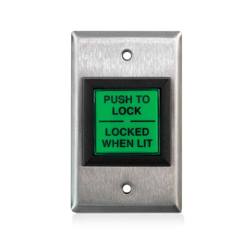 BEA 10PTLBUTTON Push to Lock Button SPST Switch 125 / 250 VAC Voltage Max 10PTLBUTTON