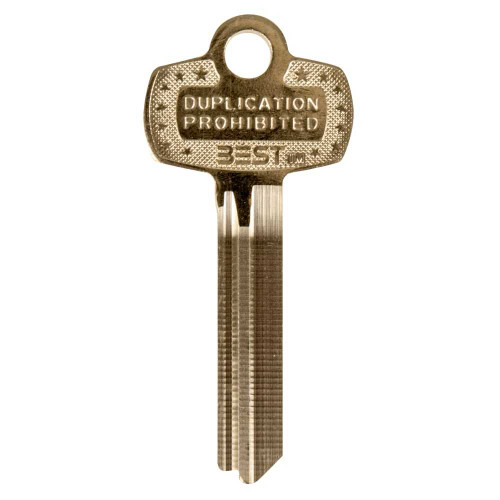 BEST 1A1L1KS208KS800 Key Blank L Keyway 1A1L1KS208KS800