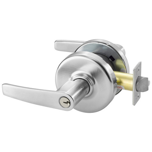Corbin Russwin CL3155 AZD 626 Grade 1 Classroom Cylindrical Lock Armstrong Lever D Rose Conventional Cylinder Satin Chrome Finish Non-handed