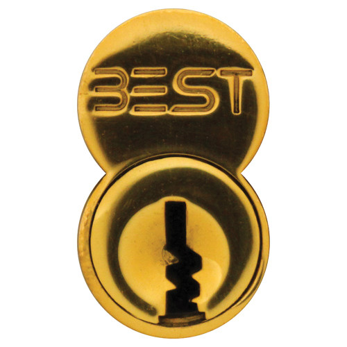 BEST 1C7C1605 SFIC Core 7-Pin C Keyway Bright Brass Finish
