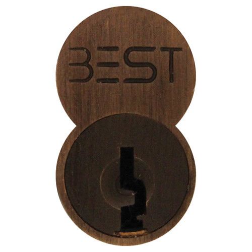 BEST 1C7TE1613 SFIC Core 7-Pin TE Keyway Dark Oxidized Satin Bronze Oil Rubbed Finish