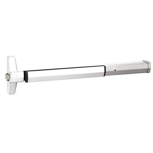 Yale 7200MF 36 629 7200M Series Narrow Stile Rim Exit Device Fire Rated 36 Device Bright Stainless Steel 7200MF 36 629