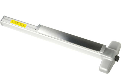 Von Duprin XP99EO 3 US28 Grade 1 Extra Protection Rim Exit Device Wide Stile Pushpad 36 Exit Only Less Trim Hex Key Dogging Satin Aluminum Clear Anodized Finish Non-Handed XP99EO 3 US28