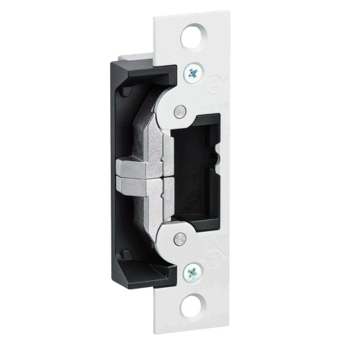 Adams Rite 7440M630 Electric Strike Field Selectable Fail Safe/Fail Secure For Aluminum Hollow Metal or Wood Applications 4-7/8 x 1-1/4 Flat Faceplate with Square Corners 12 16 24 VAC/DC Monitored Satin Stainless Steel