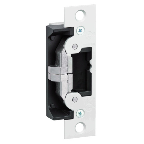 Adams Rite 7440M630 Electric Strike Field Selectable Fail Safe/Fail Secure For Aluminum Hollow Metal or Wood Applications 4-7/8 In X 1-1/4 In Flat Faceplate with Square Corners 12 16 24 VAC/DC Monitored Satin Stainless Steel