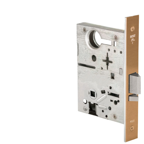 BEST 45HCAD612 Grade 1 Storeroom Mortise Lockbody Only Satin Bronze Clear Coated Finish Field Reversible