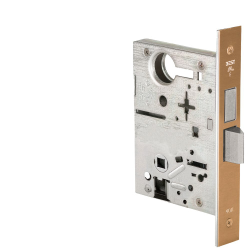 BEST 45HCAL612 Grade 1 Privacy Mortise Lockbody Only Satin Bronze Clear Coated Finish Field Reversible