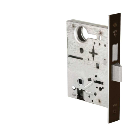 BEST 45HCAL613 Grade 1 Privacy Mortise Lockbody Only Dark Oxidized Satin Bronze Oil Rubbed Finish Field Reversible 45HCAL613