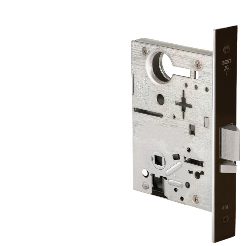 BEST 45HCAR613 Grade 1 Classroom Mortise Lockbody Only Dark Oxidized Satin Bronze Oil Rubbed Finish Field Reversible