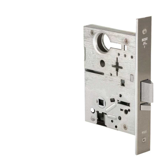BEST 45HCAR619 Grade 1 Classroom Mortise Lockbody Only Satin Nickel Plated Clear Coated Finish Field Reversible 45HCAR619
