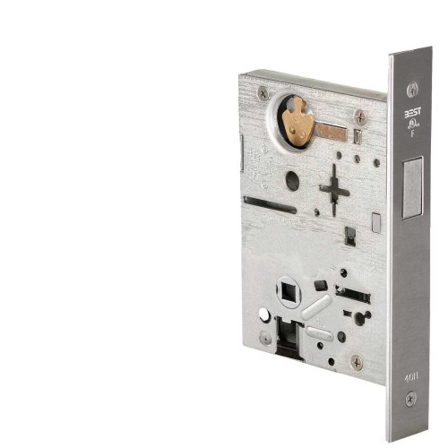 BEST 45HCAYD626 Grade 1 Single-Sided Mortise Deadlock Body Only Satin Chrome Finish Field Reversible 45HCAYD626