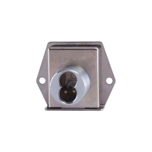 BEST 5L7MD2626T L Series Standard Cabinet Lock 7-Pin Housing; Mortise Mounting Dead-Locking Latch Type Vertical Hand Satin Chrome 5L7MD2626T
