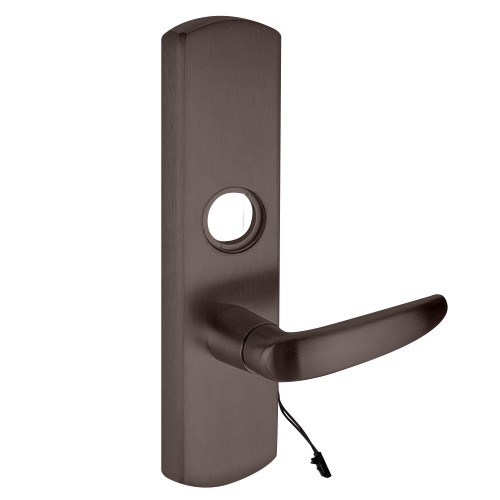 Von Duprin M996L-07-M SP313 LHR Grade 1 Motorized Lever Trim Cylinder Override Less Cylinder Mortise Prep 07 Lever Style Dark Bronze Anodized Aluminum Finish Left Hand Reverse