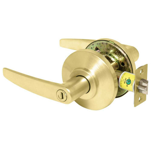 BEST 7KC20L16DS3606 Grade 2 Privacy Cylindrical Lock 16 Lever Non-Keyed Satin Brass Finish Non-handed 7KC20L16DS3606