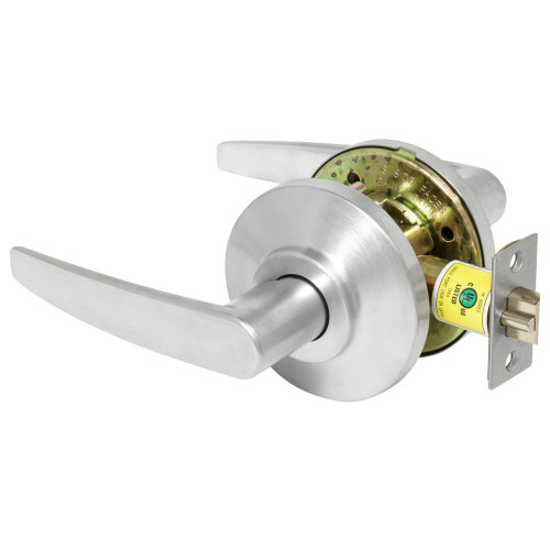 BEST 7KC20N16DS3626 Grade 2 Passage Cylindrical Lock 16 Lever Non-Keyed Satin Chrome Finish Non-handed