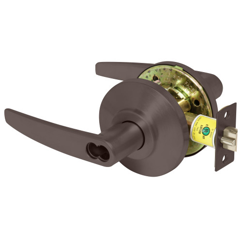 BEST 7KC27AB16DS3613 Grade 2 Entry Cylindrical Lock 16 Lever SFIC Less Core Oil-Rubbed Bronze Finish Non-handed