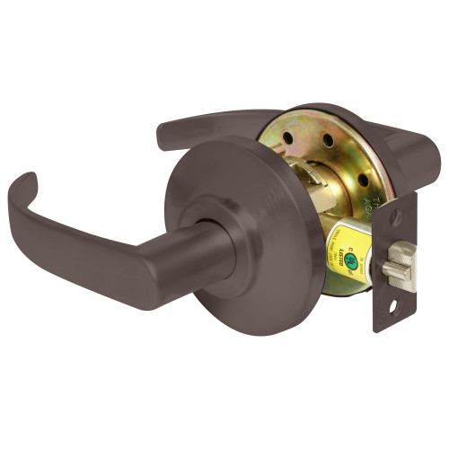 BEST 7KC30N14DSTK613 Grade 2 Passage Cylindrical Lock 14 Lever Non-Keyed Oil-Rubbed Bronze Finish Non-handed