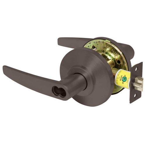 BEST 7KC37D16DS3613 Grade 2 Storeroom Cylindrical Lock 16 Lever SFIC Less Core Oil-Rubbed Bronze Finish Non-handed 7KC37D16DS3613