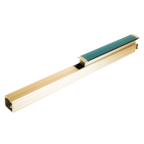 Von Duprin 330 4 US3 Dummy Touch Bar Device 36 Ridged Surface Bright Brass Finish 330 4 US3