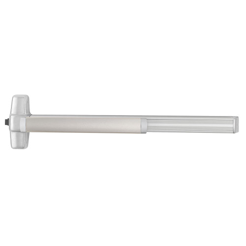 Von Duprin 9975EO-F 3 26DAM Grade 1 Mortise Exit Bar 36 Device Fire Rated Exit Only Less Dogging Satin Chrome Antimicrobial Coated Finish Field Reversible