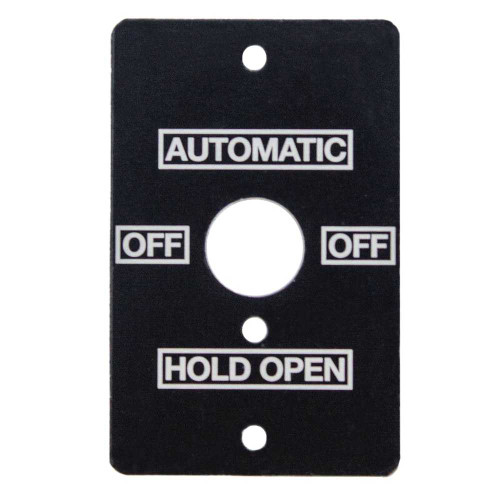 Camden CM-190/31 Mini Toggle Switch 3 Position Switch 'Off/'Auto'/'Hold Open' Text Black Finish CM-190/31