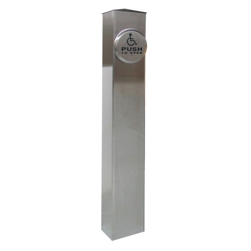 Camden CM-42-BSU-CLR 42 Tall Mounting Post Single Gang Prep 36 Switch Height Clear Aluminum Finish