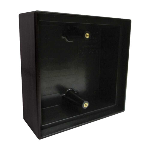 Camden CM-43CBL 5 Square Surface Mount Box Flame/Impact Resistant Black Finish CM-43CBL