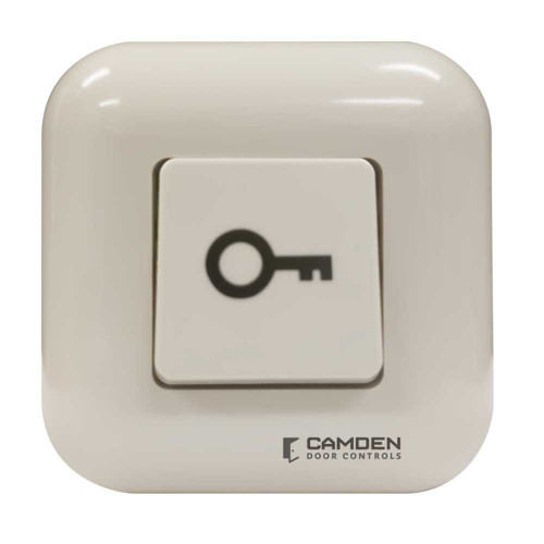 Camden CM-850 Single Gang Rocker Switch 12/24 VDC SPDT Relay Momentary Key Icon Beige Finish CM-850