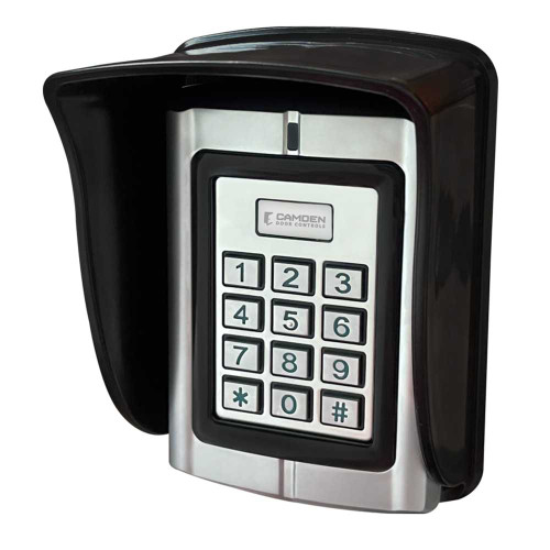 Camden CV-550SPK Stand-Alone Proximity Reader and Keypad 12 VDC Vandal and Weather Resistant Wiegand 26 Bit Output Up to 2000 Users 1 Form C Relay Satin Stainless Steel Finish CV-550SPK