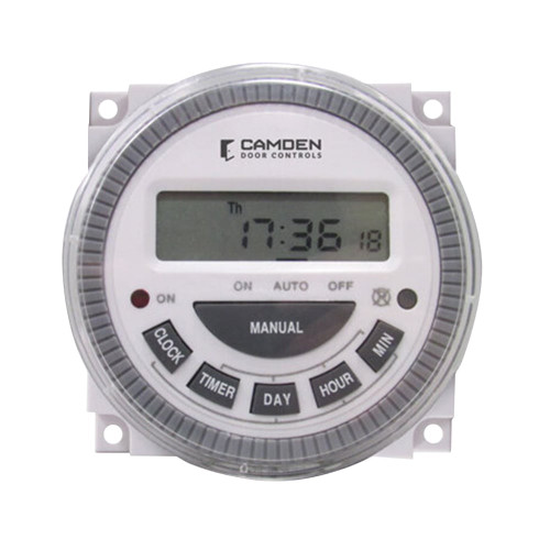 Camden CX-247-12 7 Day Timer 12 VDC/AC 15 Daily or Weekly Schedules Internal Memory Back-Up Easy to Program/Setup Extremely Compact Size SPDT Relay Rated 16 AMPS @ 30VDC